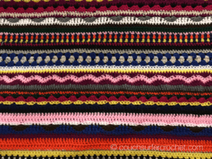 mixed stitch blanket cal crochet along pattern