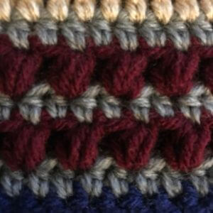 Mixed Stitch Blanket Crochet Along crochet pattern