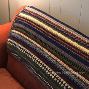 mixed stitch blanket crochet along